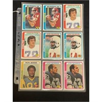 (54) 1978 Topps Football Cards Nice Shape