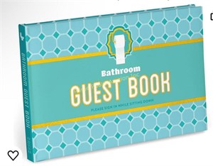 Knock Knock $20 Retail Bathroom Guestbook