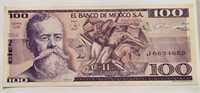 Mexico 100 Pesos 25 March 1982 XF.(MX1b)