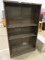 metal bookcase