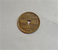 1922 Pittsburgh railways company. One fare only