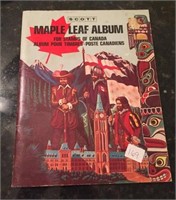 Maple leaf stamop album
