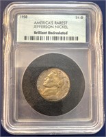 1950 D Jefferson Nickel, Uncirculated