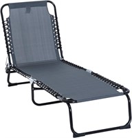 B9869  Outsunny Folding Chaise Lounge Chair