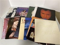 (13) Vintage Pop Vinyl Albums, (1) Elvis