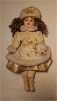 17” Bisque Face and Hands Collector’s Doll.
