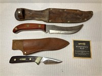 Schrade Old Timer USA & Tramontina Knives