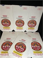 Vintage Voigt’s Royal Flour Advertising Bag Lot