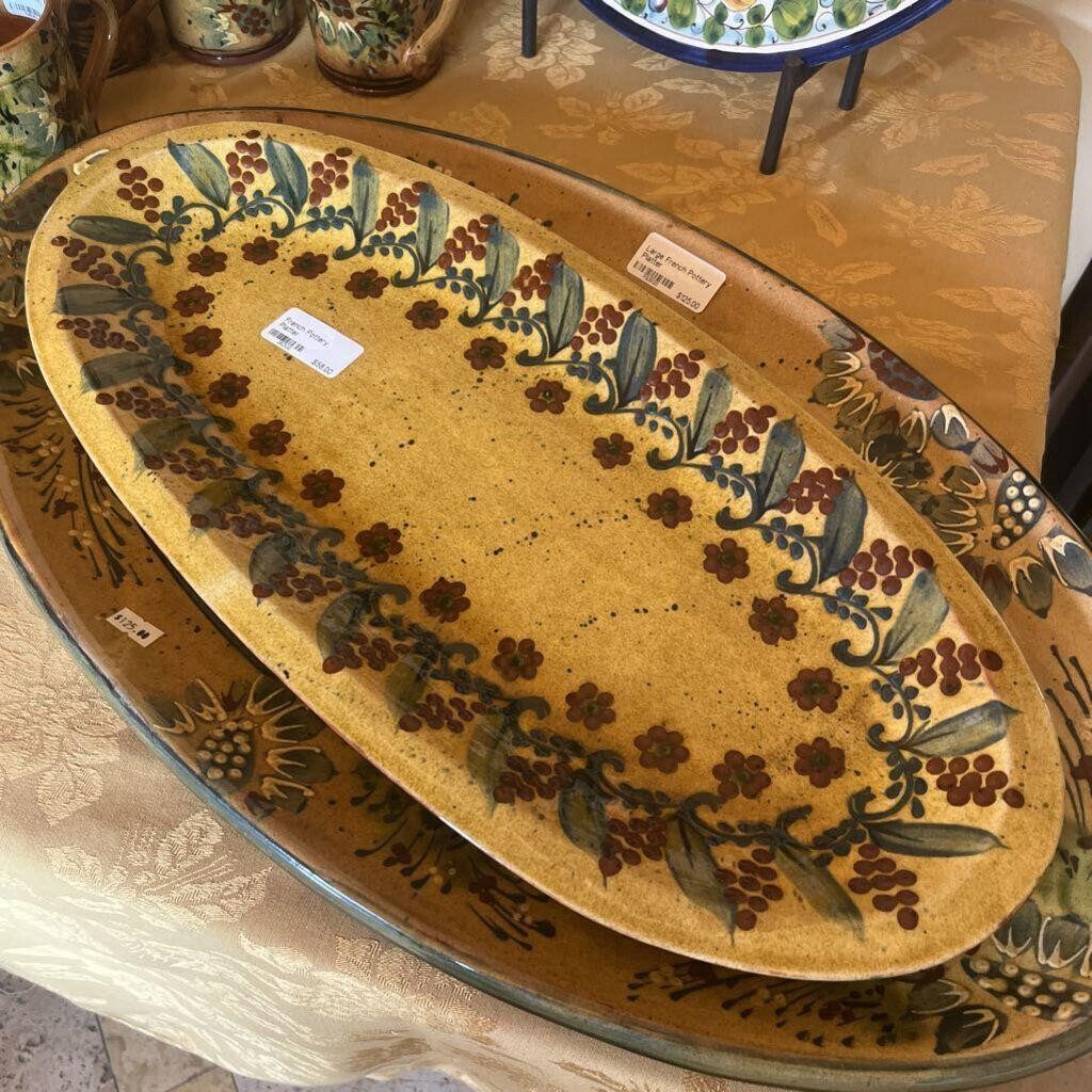 French Pottery Platter