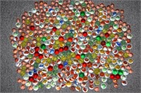 Vtg-Modern Collection of Glass Marbles