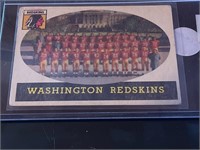 1958 Topps Football  Washington Redskins Team CARD