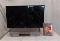 LG Flat-screen TV, Samsung DVD Player, SNL DVD