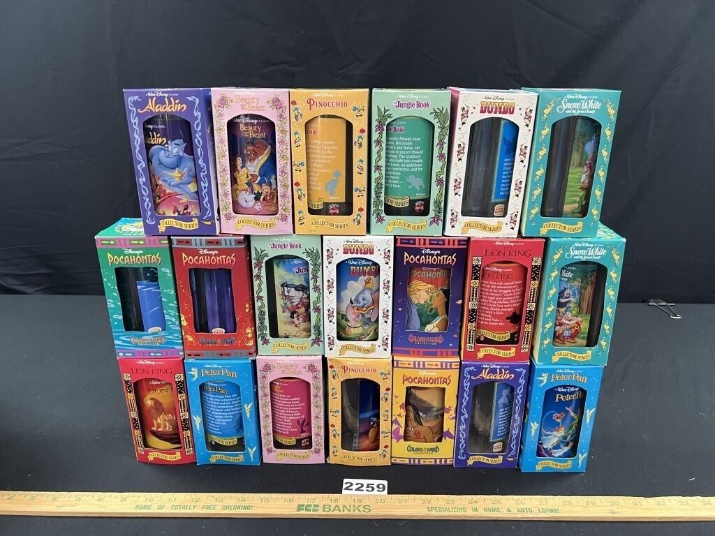 NIB Disney Drinking Cups