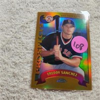 2002 Topps Chrome Gold Refractor Freddy Sanchez