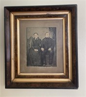 Framed Portrait of Man and Woman
