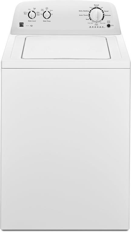 Top Load Washer with Deep Fill Option in White