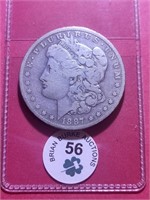 1887 O Morgan Dollar VG
