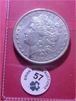 1887 O Morgan Dollar VF
