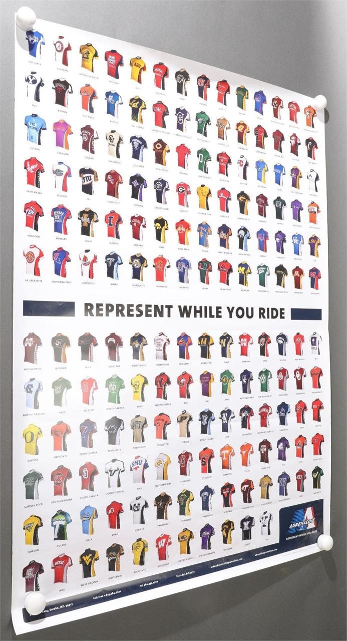 ADRENALINE Bicycle Jerseys Advertising Poster