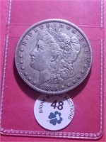 1885 Morgan Dollar F