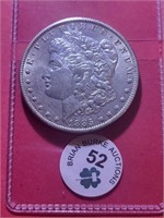 1885 O Morgan Dollar AU