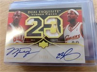 SPORTS CARD "COPY" - MICHAEL JORDAN& LEBRON JAMES