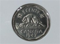1947 Canadian Nickel