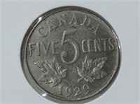 1929 Canadian Nickel