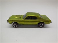 Custom Cougar Green Redline Hot Wheels 1968