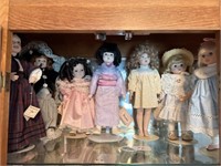 7 Assorted Dolls