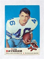 1969 Topps Craig Baynham Cowboys Card #122