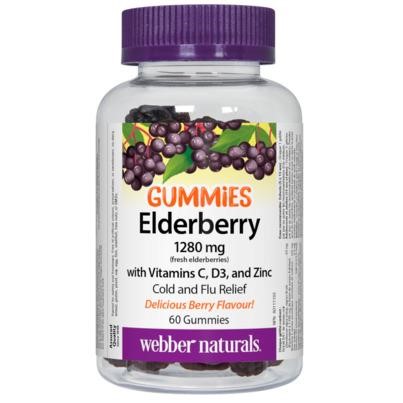 Lot Of 3 Webber Naturals Elderberry Plus