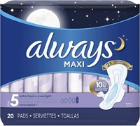 Sealed/New Always Maxi Pads