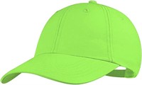 Quick Dry Dad Hat- Fluorescent Green (one size)