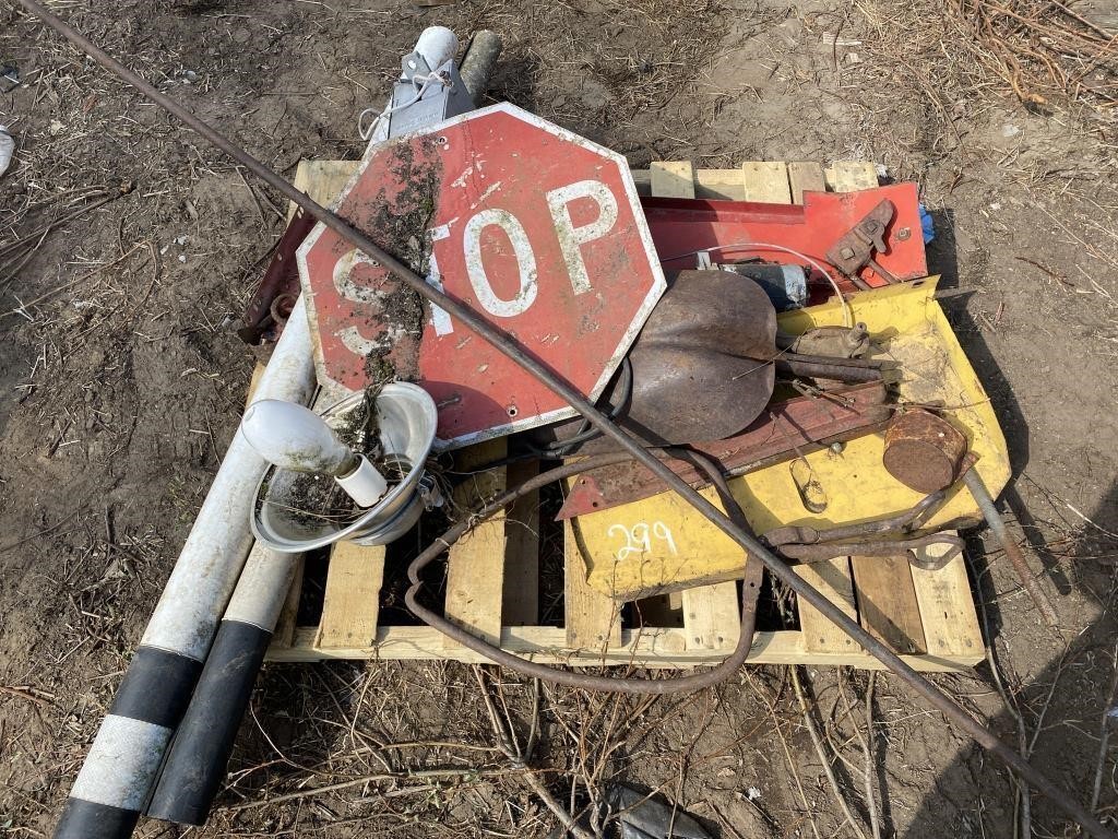 STOP SIGN, MISC. STEEL