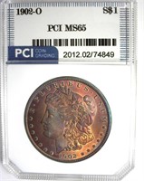 1902-O Morgan PCI MS65 Amazing Color