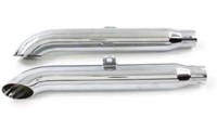 New, V-Twin 30-0240 Turnout Slip-On Muffler Set,