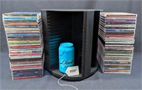 Misc. CDs & CD Storage Tower (50)