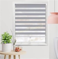 KELIXU Cordless Zebra Blinds  22x72  Grey