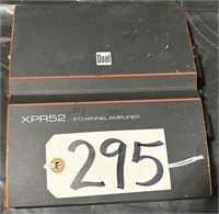 Dual XPR52 2 Channel Car Stereo Amplifier