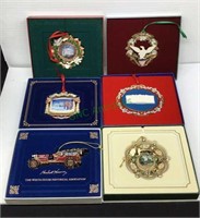 White House collector ornaments - lot of six