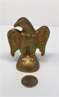 Cast metal and gold painted eagle figure.    636
