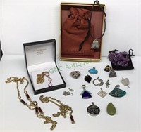 Jewelry lot includes some vintage Sarah