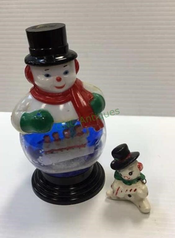 Vintage Christmas includes a snowman snow