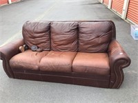 Leather couch needs some upholstery work