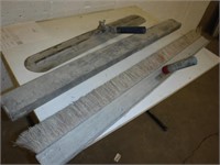 Concrete Tools- Trowel, brush, edge