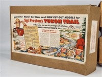 QUAKER SGT. PRESTON YUKON TRAIL STORE DISPLAY BOX