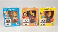 KELLOGG'S SNAP CRACKLE POP VINYL FIGURES NIB