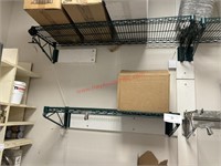 (2) WIRE WALL SHELVES - 12 X 48