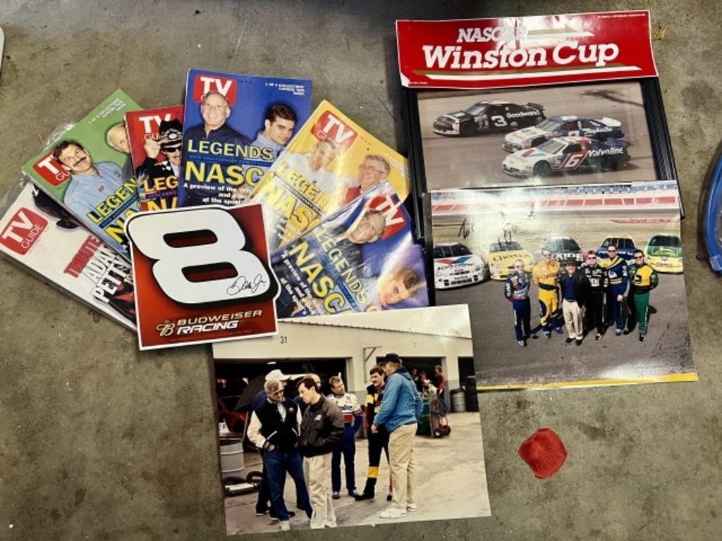 NASCAR Collectibles Photos Stickers